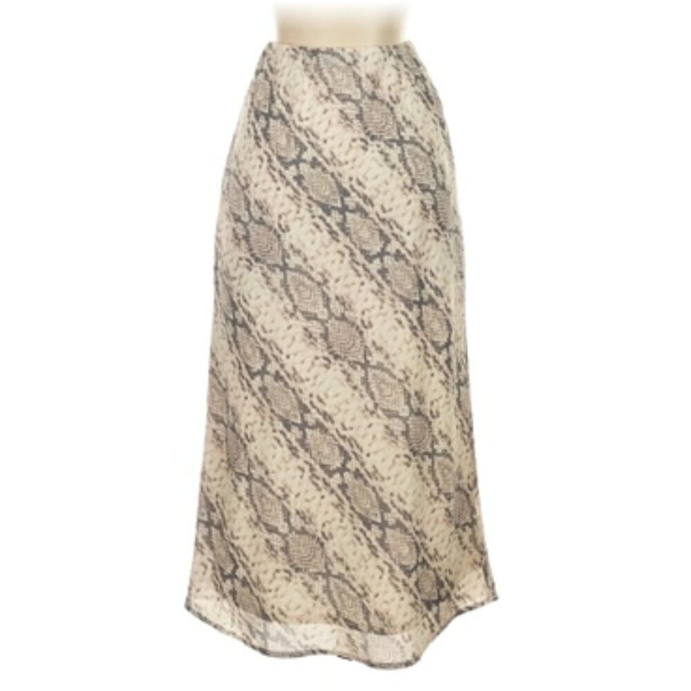 ❤️ 🆕 JAPNA Stylish Snake Print Skirt Size XS
